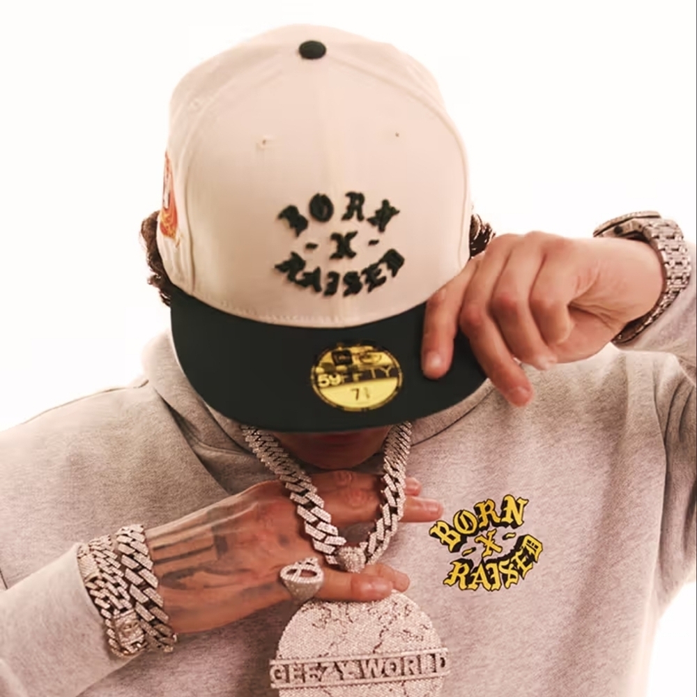 BORN X RAISED x Looney Tunes Cream and Green Cap